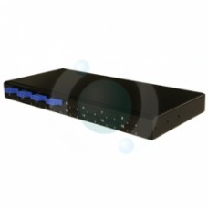 32 way LC QUAD Singlemode 19" 1u BLACK Patchpanel