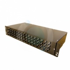 24 Way FC Multimode 19" 2u BLACK Patchpanel