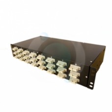 48 Way LC Quad Multimode 19" 2u BLACK Patchpanel