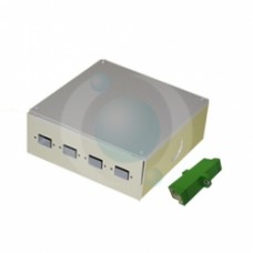 4 Way E2000APC Singlemode Wall Box 110x110x40