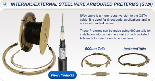 Internal/External Steel Wire Armoured Preterms (SWA)