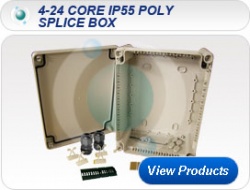 4-24 Core IP55 Poly Splice Boxes