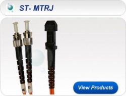 OM3 (50/125) ORANGE ST-MTRJ Duplex Patchcord on 1.8mm Cable