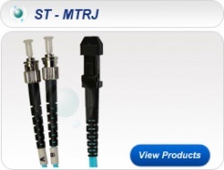 OM3 (50/125) AQUA ST-MTRJ Duplex Patchcord on 1.8mm Cable